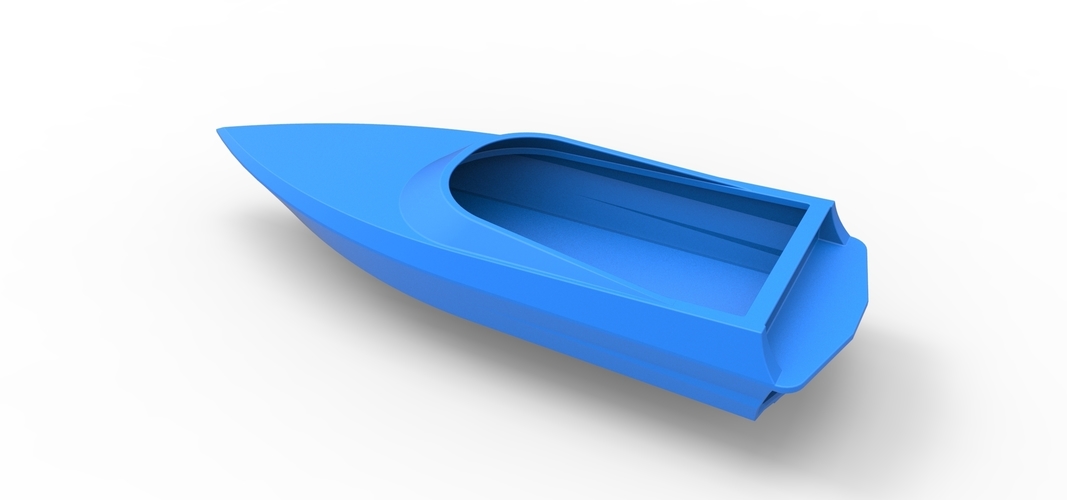 Speed boat hull Version 3 Scale 1:25 3D Print 557671