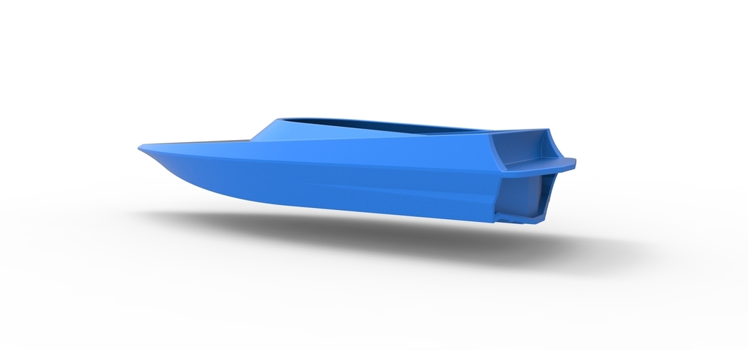 Speed boat hull Version 3 Scale 1:25 3D Print 557672