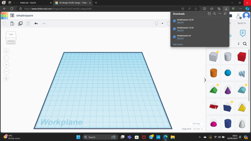 simple square
