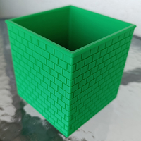 Square pencil case with brick imitation - Thumbnail 6