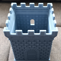 A square pencil case in the shape of a castle tower - Thumbnail 7