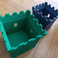 A square pencil case in the shape of a castle tower - Thumbnail 9