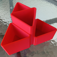 Desk organizer made of triangular prisms - Thumbnail 5