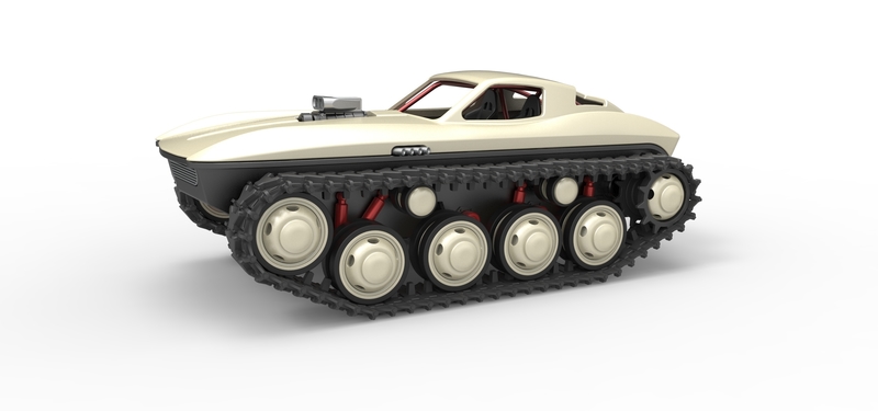 Vintage Monster tank Version 7 Scale 1:25