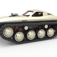 Vintage Monster tank Version 7 Scale 1:25 - Thumbnail 1