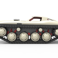 Vintage Monster tank Version 7 Scale 1:25 - Thumbnail 9