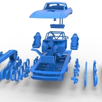 Vintage Monster tank Version 7 Scale 1:25 - Thumbnail 21