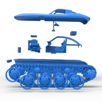 Vintage Monster tank Version 7 Scale 1:25 - Thumbnail 22