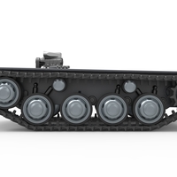 Vintage Monster tank Base Version 3 Scale 1:25 - Thumbnail 9