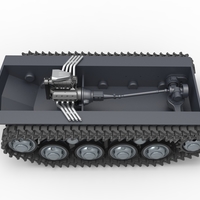 Vintage Monster tank Base Version 3 Scale 1:25 - Thumbnail 10