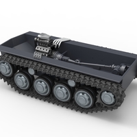 Vintage Monster tank Base Version 3 Scale 1:25 - Thumbnail 12