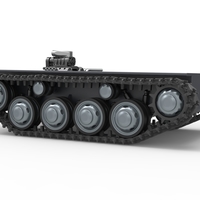 Vintage Monster tank Base Version 3 Scale 1:25 - Thumbnail 13