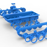 Vintage Monster tank Base Version 3 Scale 1:25 - Thumbnail 18