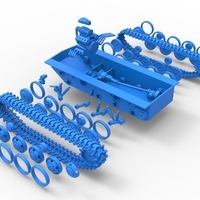 Vintage Monster tank Base Version 3 Scale 1:25 - Thumbnail 22