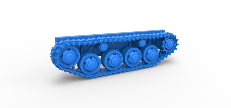 Track for Vintage Monster tank Version 3 Scale 1:25