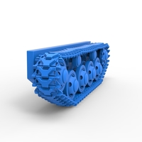 Track for Vintage Monster tank Version 3 Scale 1:25 - Thumbnail 5