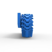 Track for Vintage Monster tank Version 3 Scale 1:25 - Thumbnail 6