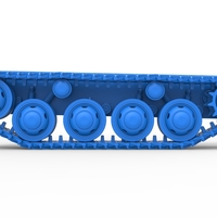 Track for Vintage Monster tank Version 3 Scale 1:25 - Thumbnail 7