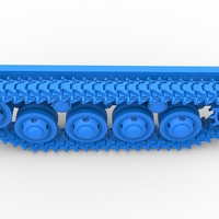 Track for Vintage Monster tank Version 3 Scale 1:25 - Thumbnail 8