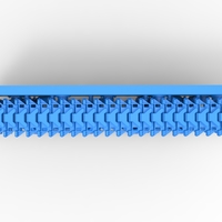 Track for Vintage Monster tank Version 3 Scale 1:25 - Thumbnail 9