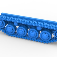 Track for Vintage Monster tank Version 3 Scale 1:25 - Thumbnail 10