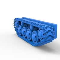 Track for Vintage Monster tank Version 3 Scale 1:25 - Thumbnail 12