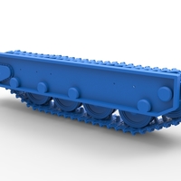 Track for Vintage Monster tank Version 3 Scale 1:25 - Thumbnail 15