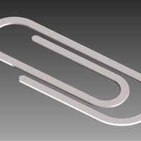 Small Paper Clip 3D Printing 55797