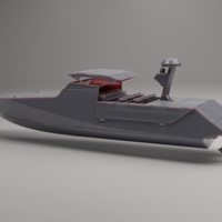 CCV MILITARY SPEED BOAT (FULL HULL AND WATERLINE) - Thumbnail 2