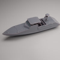 CCV MILITARY SPEED BOAT (FULL HULL AND WATERLINE) - Thumbnail 5