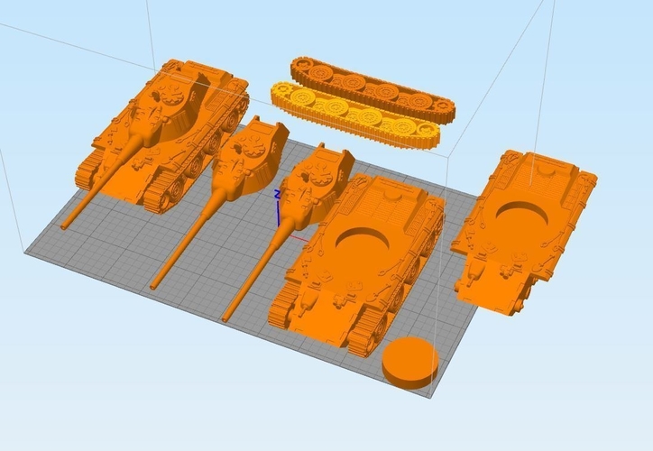 ENTWICKLUNG E-79 GERMAN (FAKE) TANK 3D Print 558071