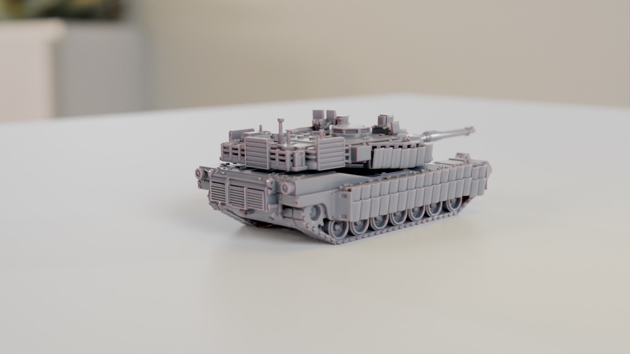 M1A2 ABRAMS WITH TUSK III 3D Print 558095