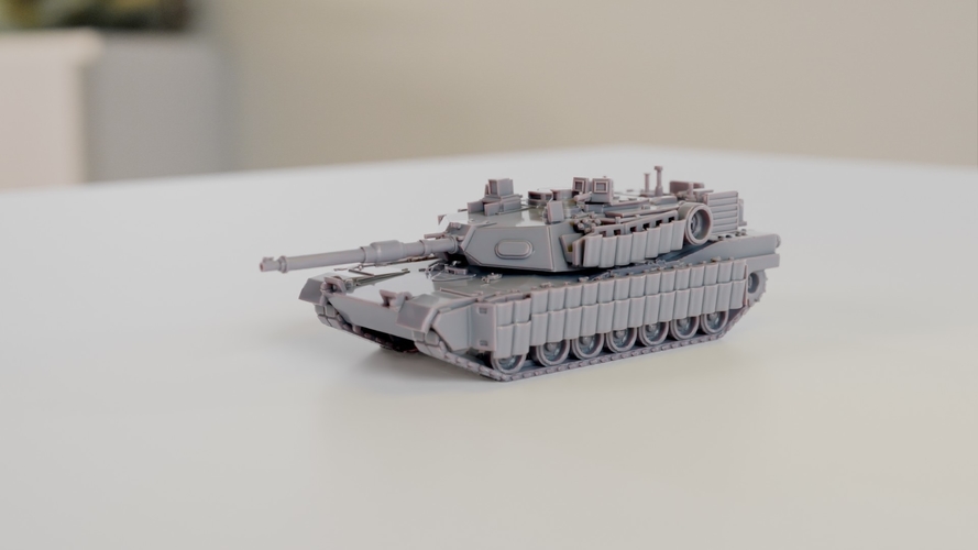 M1A2 ABRAMS WITH TUSK III 3D Print 558097