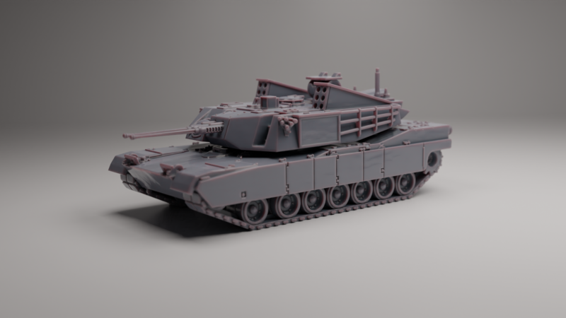 M1 ABRAMS AGDS TANK DESTROYER