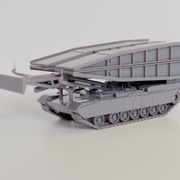 Small M1 ABRAMS JAB JOINT ASSAULT BRIDGE 3D Printing 558107