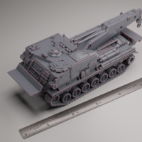 Small M51 HEAVY RECOVERY VEHICLE 3D Printing 558116