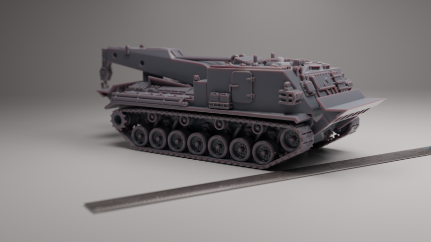 M51 HEAVY RECOVERY VEHICLE 3D Print 558117