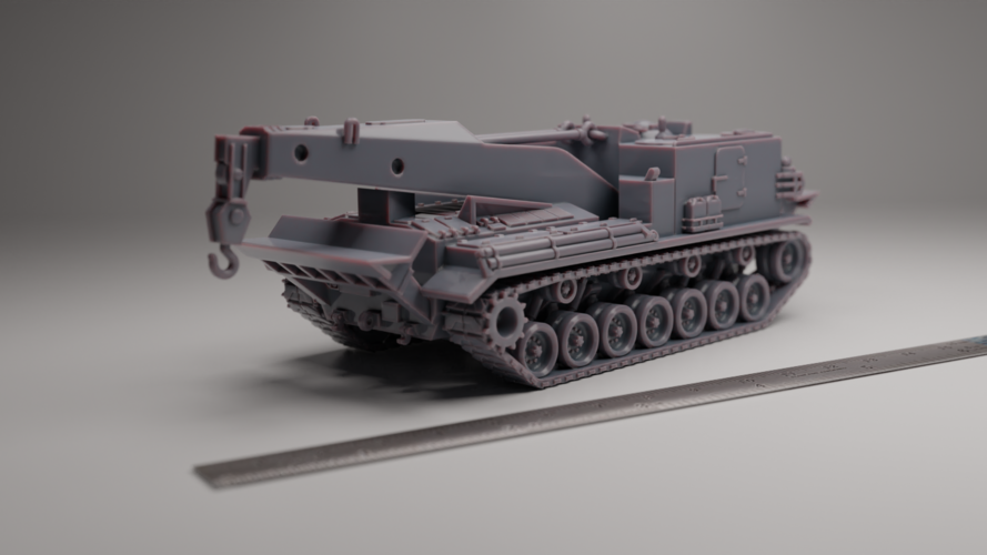 M51 HEAVY RECOVERY VEHICLE 3D Print 558118