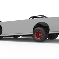 Super Dirt Late model while turning Version 2 Scale 1:25 - Thumbnail 12