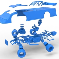 Super Dirt Late model while turning Version 2 Scale 1:25 - Thumbnail 24