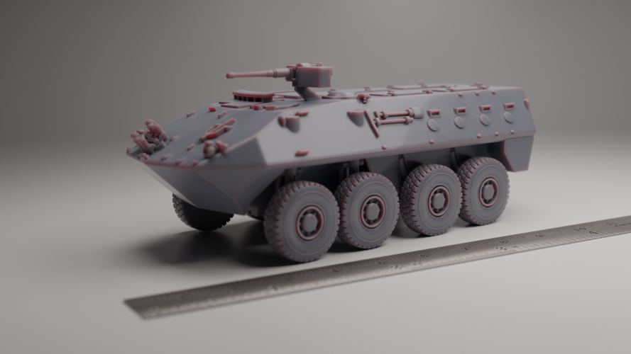 MOWAG 8X8 APC 3D Print 558186