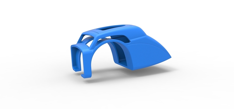 Shell of Vintage front engine dragster V2 Scale 1:25