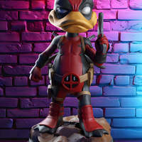 DuckPool Fanart – 3D Print Model - Thumbnail 1