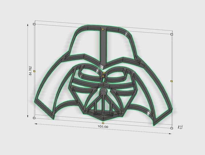 Darth Vader. Quilling. 3D Print 55830