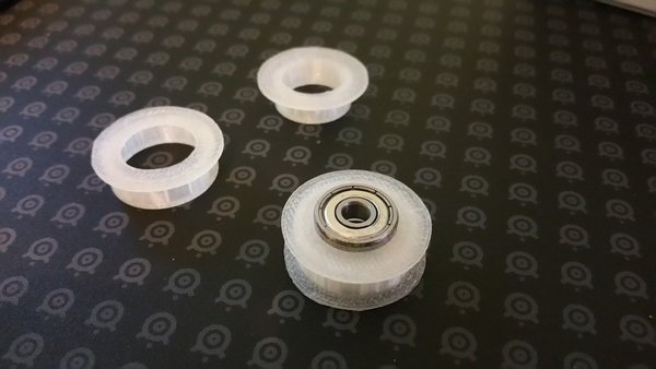 Idler Pulley Conversion - 525 ZZ Bearing Cobblebot