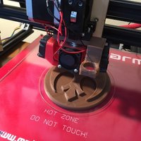 Small MakerFarm Pegasus 18mm Probe Holder 3D Printing 55849
