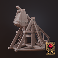 Tabletop Battlefields - Medieval Trebuchet - Thumbnail 1