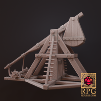 Tabletop Battlefields - Medieval Trebuchet - Thumbnail 2