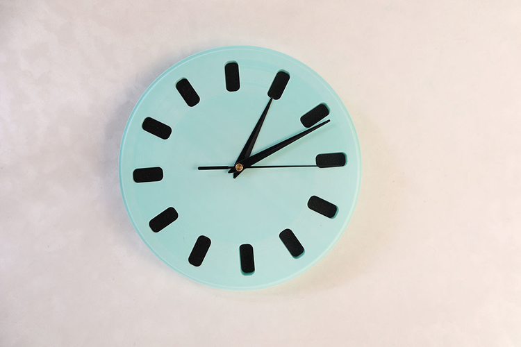 Modern Clock 3D Print 558725