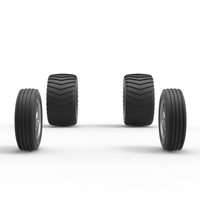 Wheel set of 2wd Pulling truck Scale 1:25 - Thumbnail 4